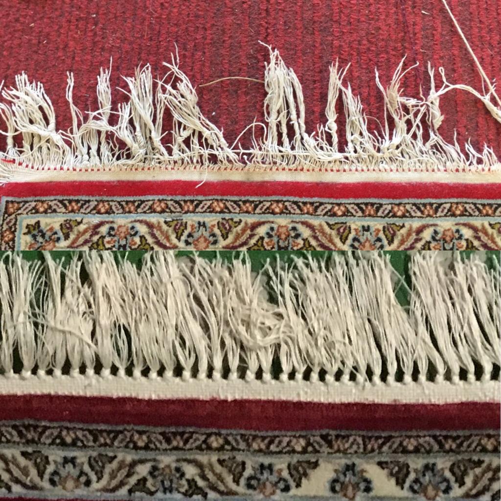Restauro annodatura su telaio